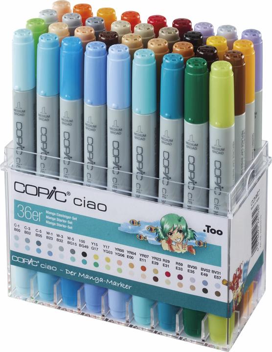 Produktbild Copic Grafikmarker Manga (36x)