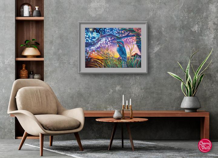 Actual product image Cherry Pazzi Jigsaw puzzles The little kingfisher 1000 pieces (1000 pieces)