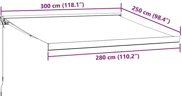 Produktbild vidaXL Frasco (3 m)