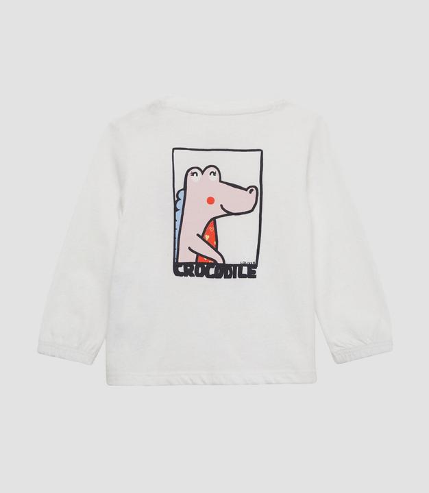 Produktbild S.Oliver T-Shirt Longsleeve in A-Shape mit Front- und Rückenprint (92)