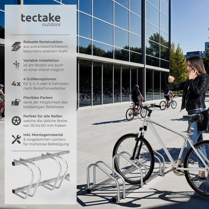 Actual product image tectake Bicycle stand