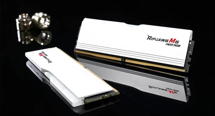Image du produit G.Skill DIMM 64 GB DDR5-6000 (2x 32 GB) Dual-Kit (F5-6000J3040G32GX2-RM5NRW, Ripjaws M5 Neo, INTEL XMP, AMD (2 x 32GB, 6000 MHz, RAM DDR5, DIMM)