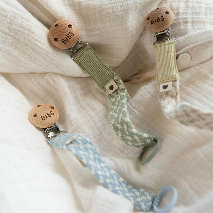 Actual product image Bibs Plaited dummy chain (1 x, from birth)