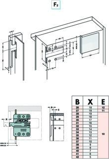 Actual product image Camar 807RV Base cabinet hanger right Cabinet hanger 120kg galvanised steel (1 pcs.)
