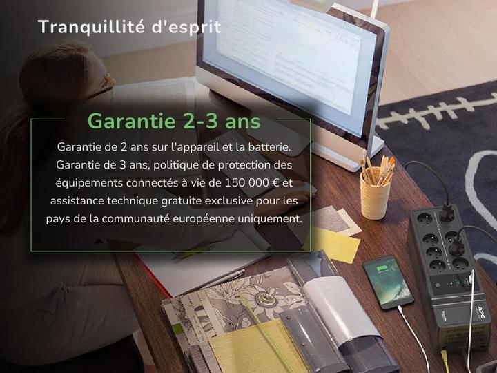 Produktbild APC BACK-UPS 500VA 8 FRENCH 230V (500 VA, 300 W, Standby USV)