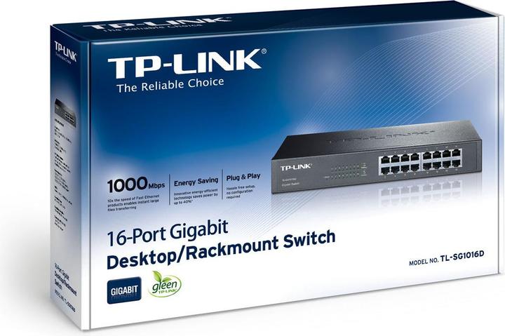 Actual product image TP-Link TL-SG1XXX (16 ports)