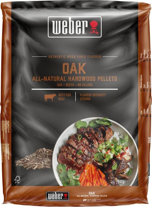 Immagine prodotto Weber SmokeFire Holzpellets Eiche - 8 kg FSC (8 kg)