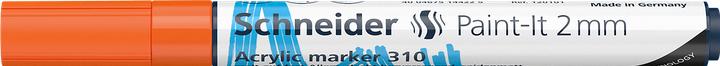 Valeurs nutritives et ingrédients Schneider Marqueur acrylique Paint-It 310 2mm orange (1 x)