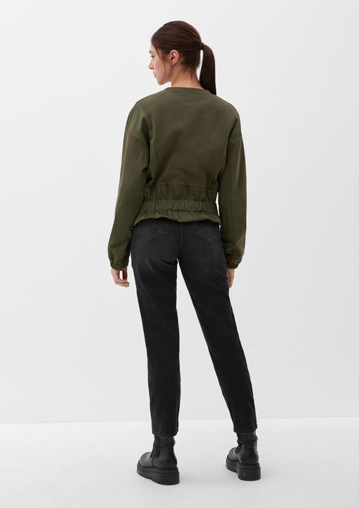 Produktbild s.Oliver Sweatshirt Sweatshirt mit Nylon-Details (L)