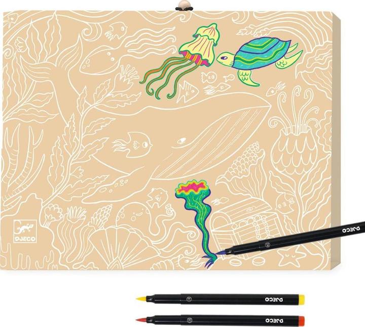 Actual product image Djeco First brush pencil box