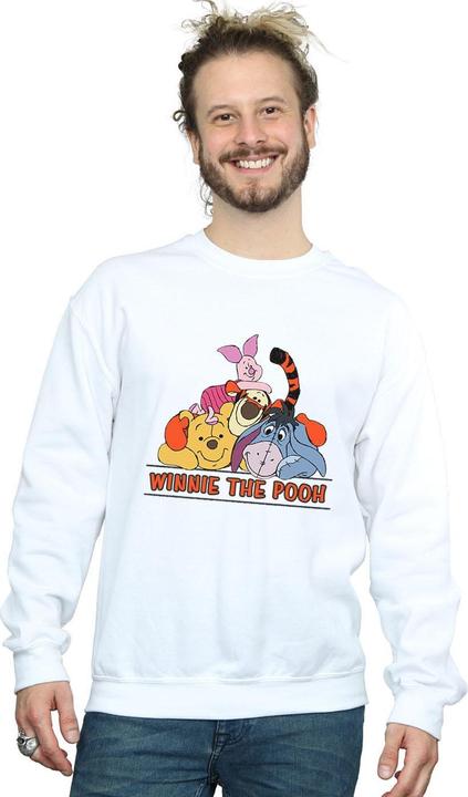 Actual product image Disney Mens Winnie The Pooh Group Sweatshirt (3XL)