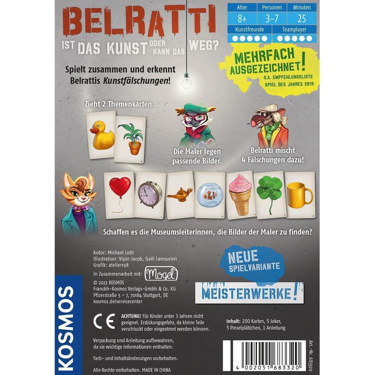 Thumbnail - Kosmos Belratti Ist das Kunst o. kann d. weg? 8+ 3-7 Spie (Deutsch)