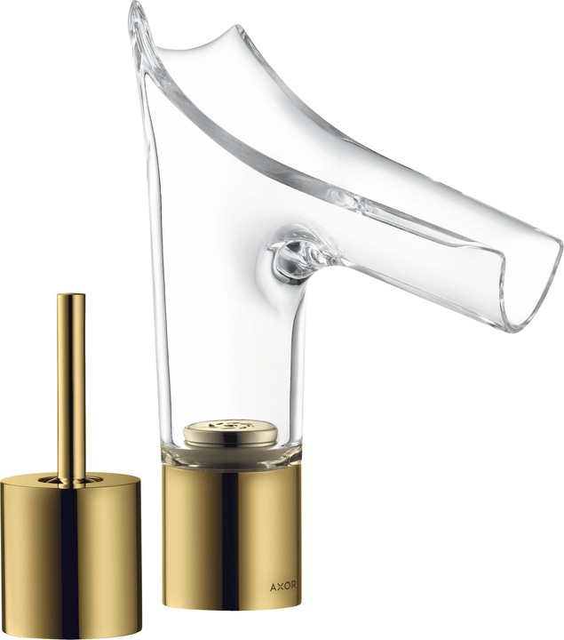 Actual product image Axor Starck V 2-hole basin mixer 110 with waste set