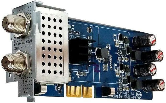 Actual product image Vu+ DVB-S2 /S2X FBC Twin Tuner Duo (8 GB, DVB-S2, CI+ slot)