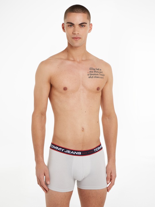 Produktbild MGA 3 Paar Boxerhöschen Für Herren Trunk Schwarz/Creme/Blau (XL, 3er Pack)