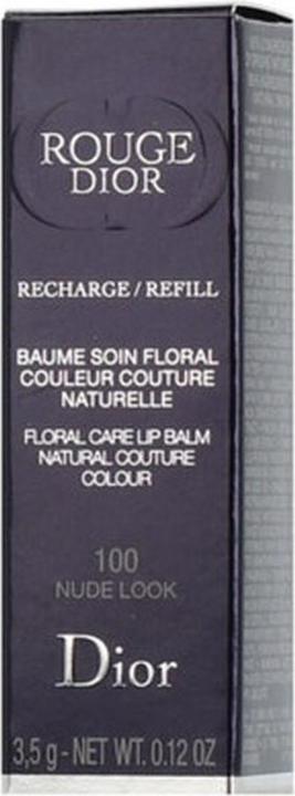 Actual product image Dior Rouge Balm Satin Refill No 001 (100 - Nude look)