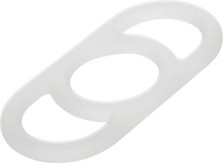 Actual product image CalExotics Alpha™ Liquid Silicone Commander Ring - Natural (3.18 cm)