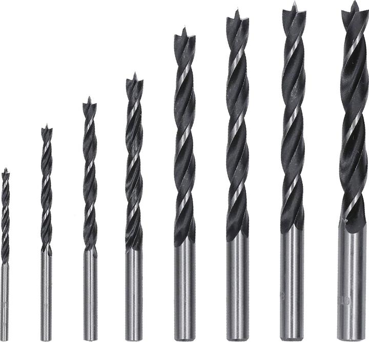 Produktbild Bosch Professional Zubehör PRO Wood Holzspiralbohrer-Set. 8-tlg. (5 mm, 6 mm, 7 mm, 8 mm, 9 mm, 10 mm, 3 mm, 4 mm)