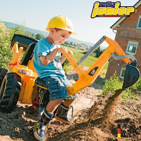 Image du produit Rolly Toys Chargeuse-pelleteuse JCB Trac avec chargeur frontal et pelleteuse