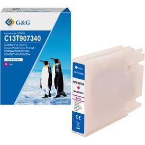 G&G, Cartucce, kompatibel Ink mit C13T907340, NP-E-9073M, magenta