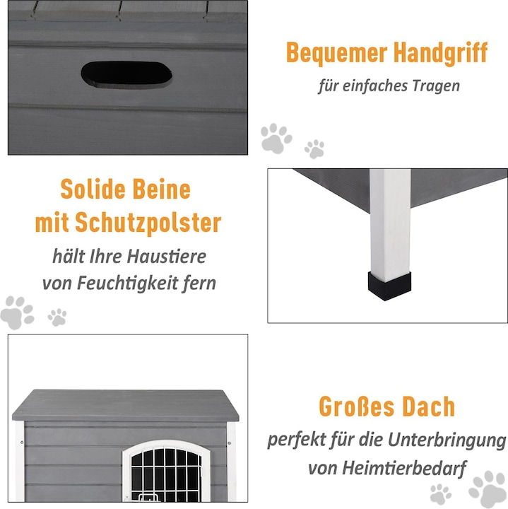 Actual product image PawHut Dog kennel with door (Dog kennel)