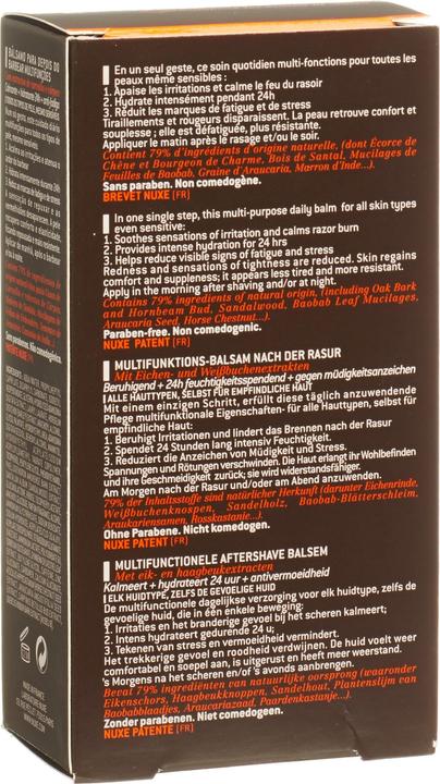 Immagine prodotto Nuxe Balsamo dopobarba multifunzionale per uomini (Balsamo dopobarba, 50 ml)