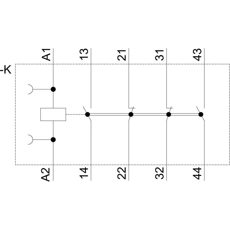 Thumbnail - Siemens Contactor Relay,2NO+2NC,230Vac,SZ S00, Relais