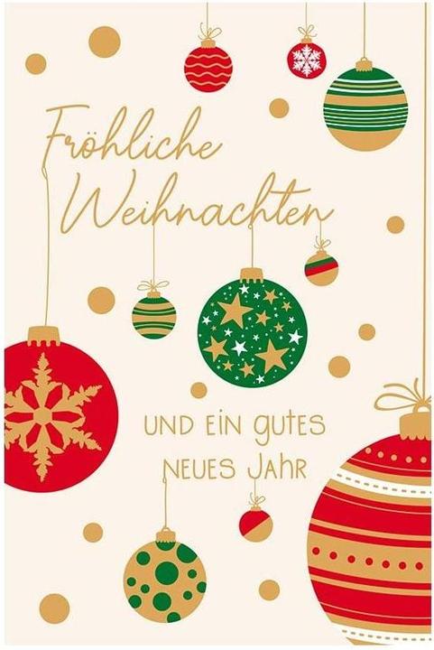 ABC Weihnachtskarten-Set A6, 6 Stück (6 pz.)