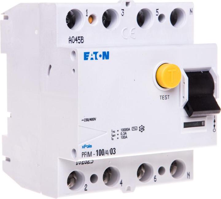 Produktbild Eaton FI-Schalter, 100A, 4p, 300mA, Typ AC 102825