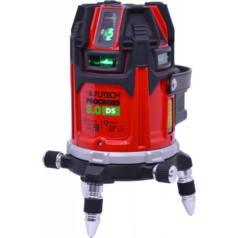 Futech 044.80G Procross 8.0 DS Grün Kreuzlinienlaser 8 Linien (044.80G)