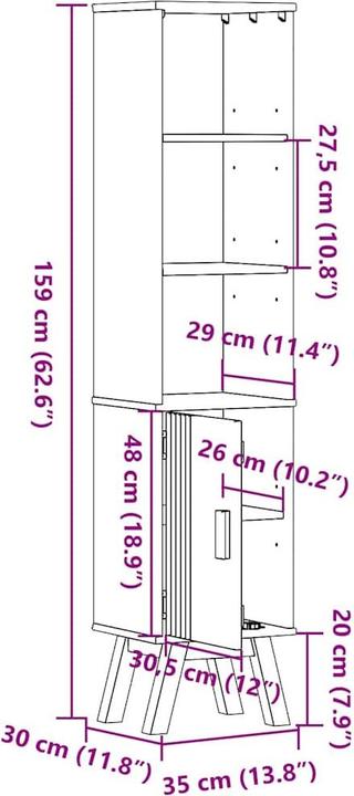 Actual product image VidaXL Bathroom furniture