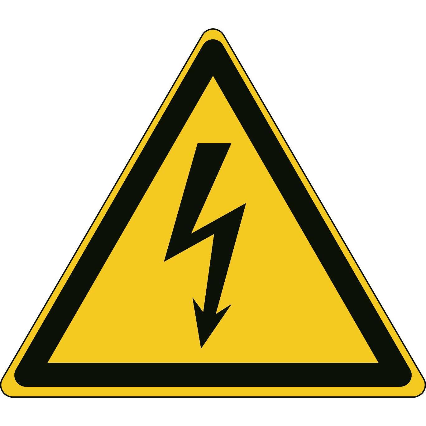 Brady, Sicherheitskennzeichnung, ISO-Sicherheitsschild - Warnung vor elektrischer Spannung