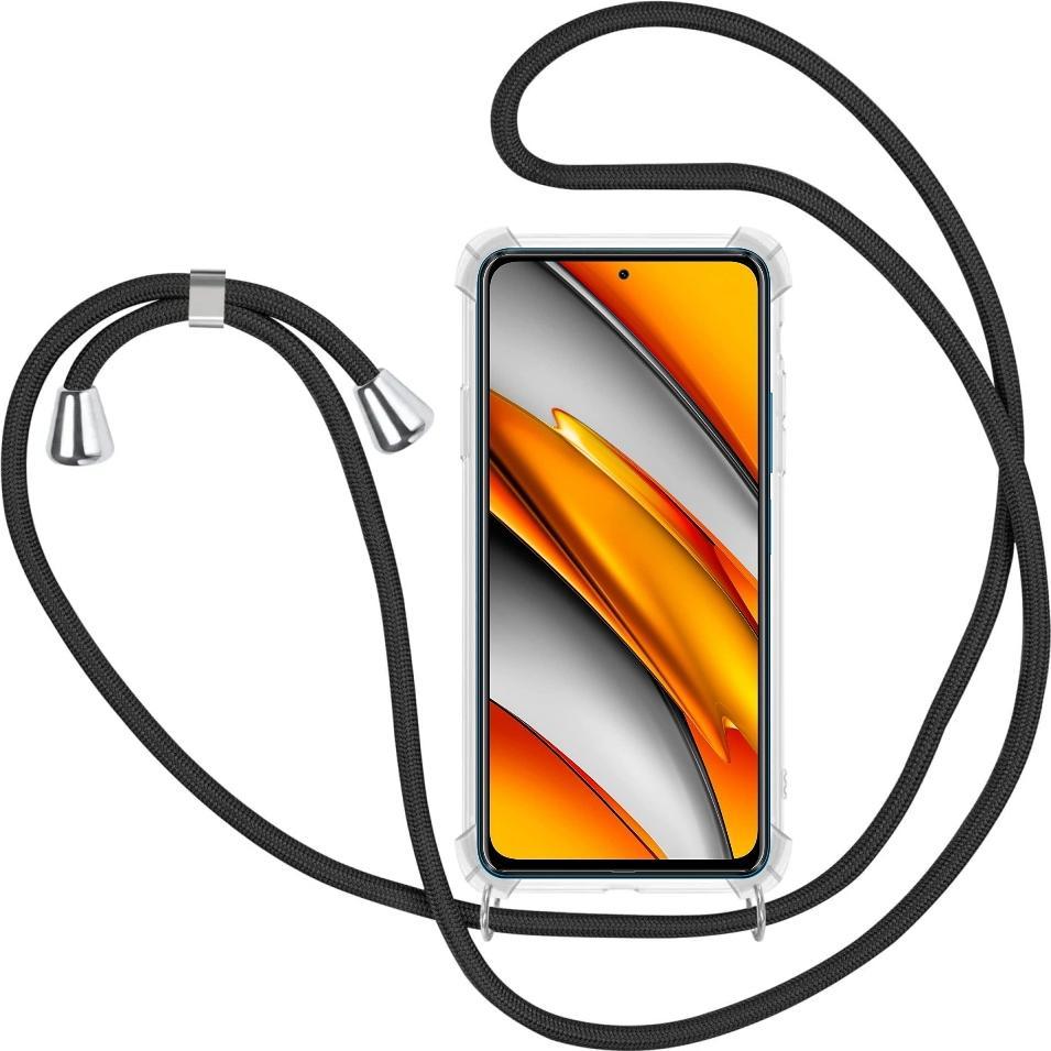 Thumbnail - Screenguard Xiaomi Poco F3 Loopster Necklace Hülle, Handykette, Transparent
