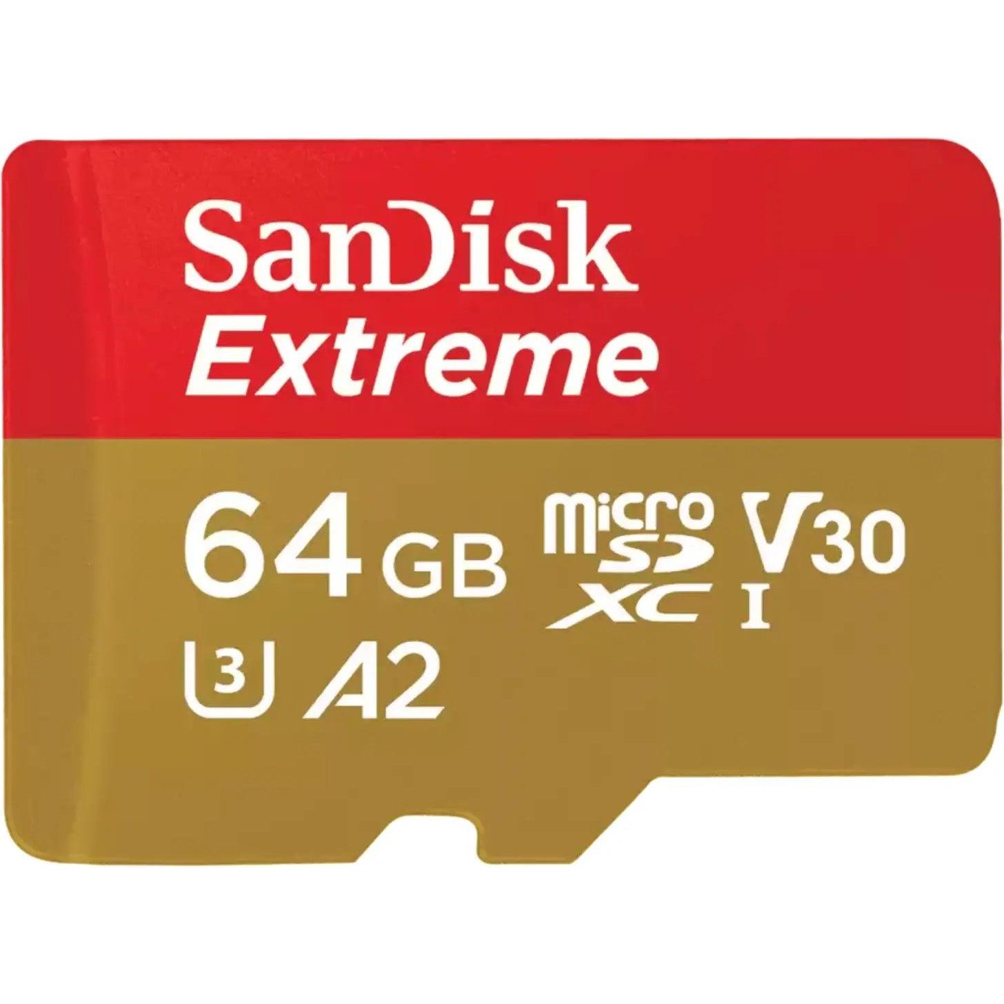 Sandisk Rosso/Oro Ext Microsdxc Mob Gaming /S (64 Gb, Microsdxc, U3, Uhs-I), Scheda Di Memoria,
