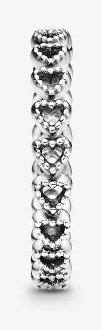 Produktbild Pandora Gereihte Herzen (54, 925 Silber)