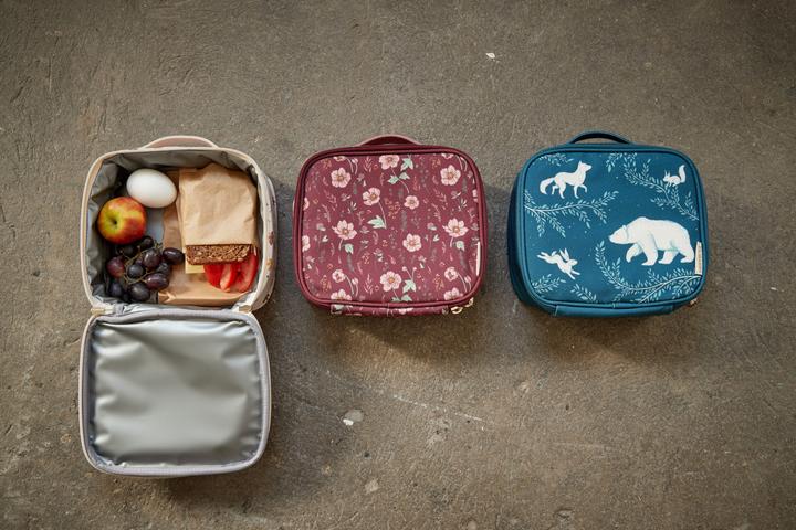 Actual product image Filibabba Insulated Lunch bag in recycled RPET - Fall Flowers