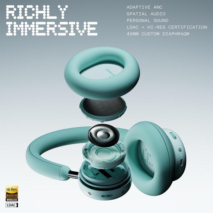 Produktbild Nothing CMF Headphone Pro (Aktive Geräuschunterdrückung, 35 h, Kabelgebunden, Kabellos)