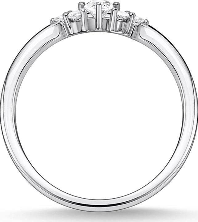 Produktbild Thomas Sabo Ring Vintage Weisse Steine Silber (50, 925 Silber)