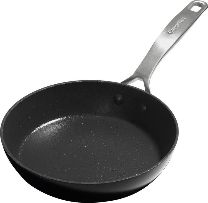 Actual product image Greenpan Copenhagen koekenpan met keramische antikleeflaag 30cm (Frying pan, Aluminium, Stainless steel, 30 x 50.90 cm)