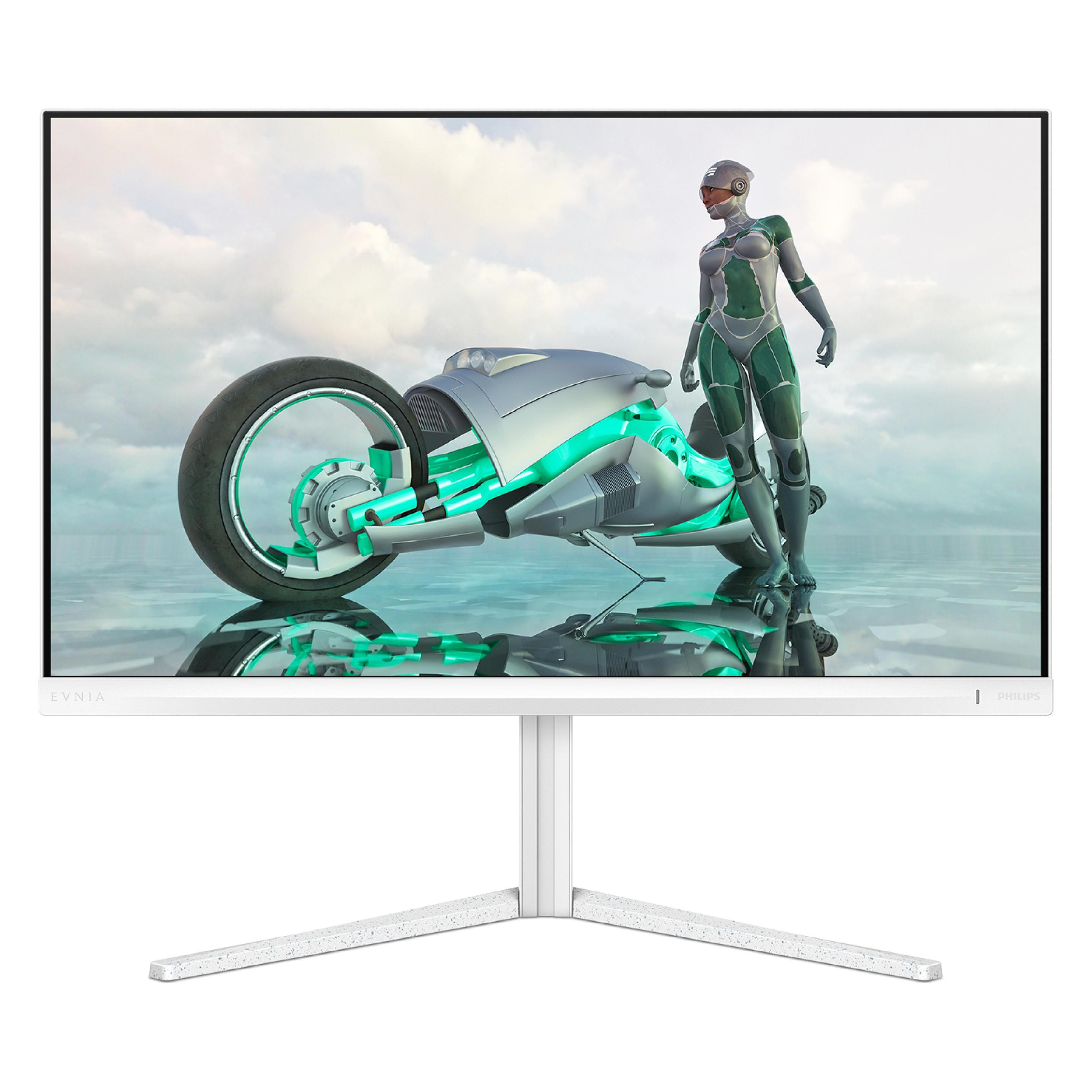Philips Evnia 27M2N3201A - 27 Zoll Full (1920 x 1080 Pixel, 27"), Monitor, Weiss