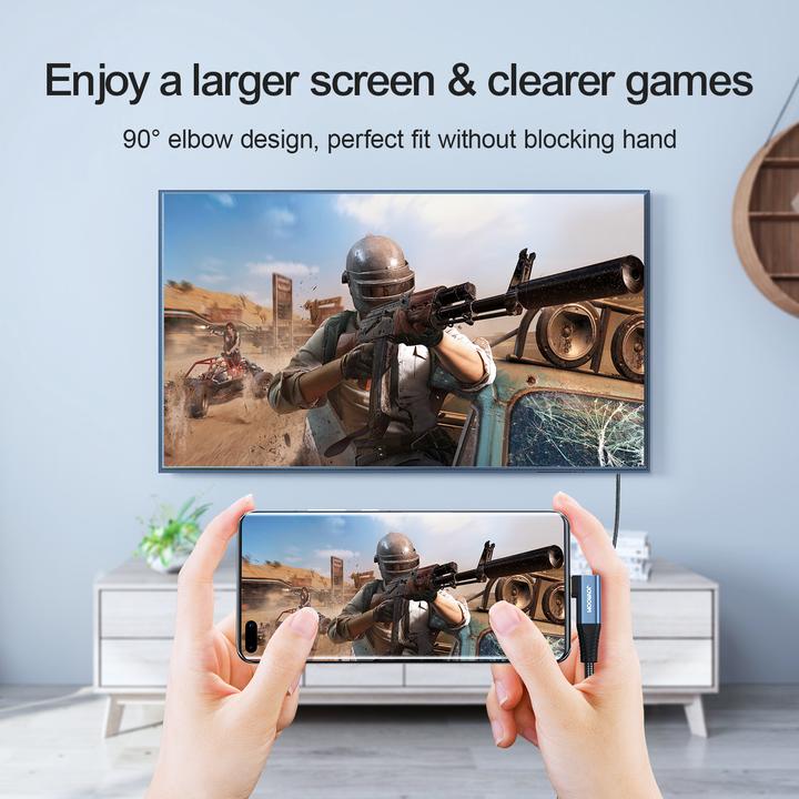 Produktbild Joyroom USB Typ C – HDMI (2 m, USB Typ C, HDMI, 2.0)