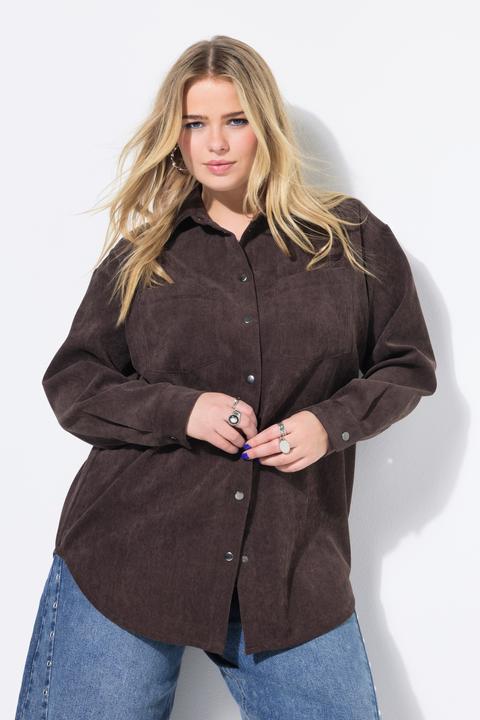 Produktbild Studio Untold Cord-Hemd, oversized, Hemdkragen, Langarm (46, 48)