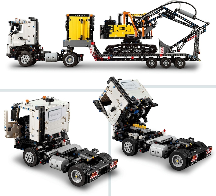 Productafbeelding LEGO 42175 Volvo FMX vrachtwagen met EC230 elektrische rupsgraafmachine (42175, LEGO Technic)