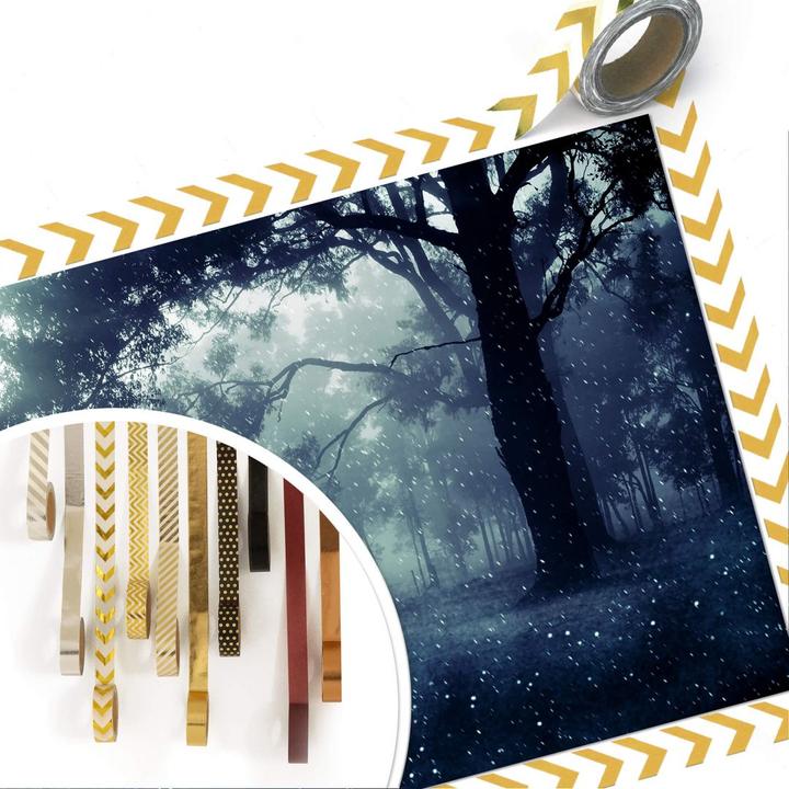 Image du produit Trenddeko Cerf dans la forêt du matin (100 x 70 cm)