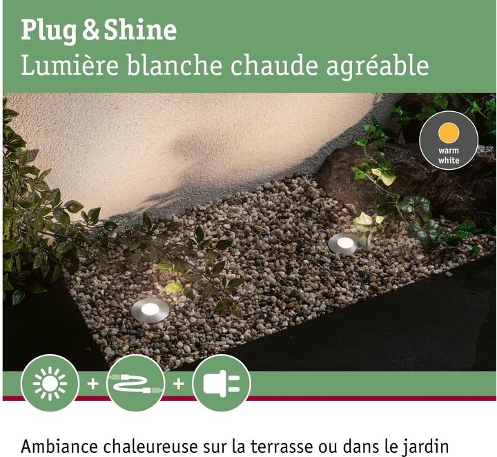 Image du produit Paulmann Kit de démarrage Outdoor Plug & Shine Floor Mini (250 lm, IP67)