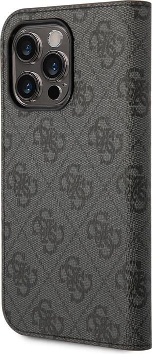 Produktbild Guess GUBKP14LHG4SHK iPhone 14 Pro 6,1" czarny/black book 4G Vintage Gold Logo (Apple iPhone 14 Pro)