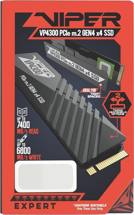 Immagine prodotto Patriot Viper VP4300 (1000 GB, M.2 2280)