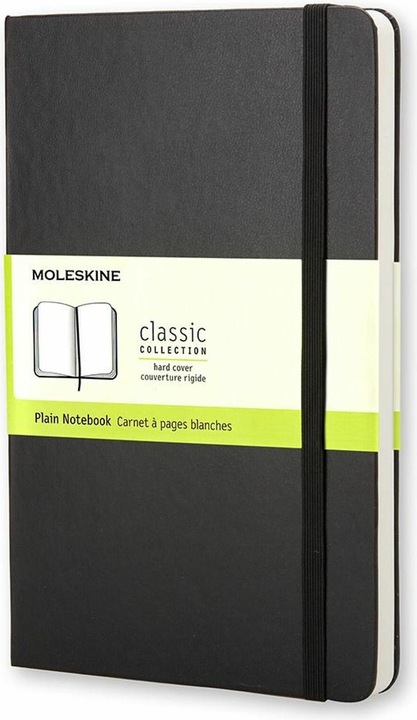 Moleskine Notebook Classic Pocket (A6, Plain, Hardcover)
