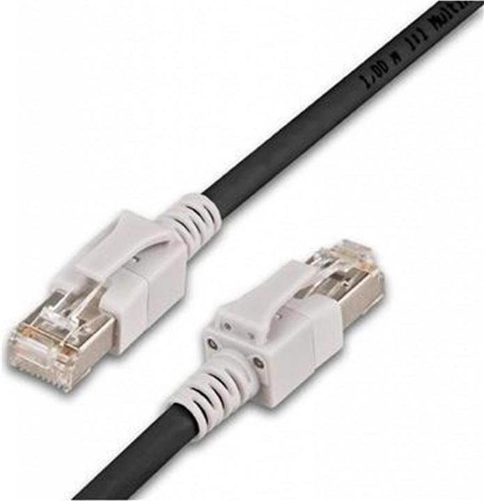 Produktbild Wirewin Cat.6A LED Patchkabel 1.5m schwarz (S/FTP, S/STP, CAT6a, 1.50 m)