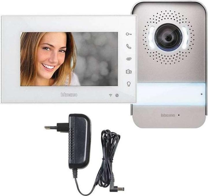 Image du produit Bticino Interphone vidéo WiFi avec application, contrôle d'accès à distance et vision nocturne (Filaire, Sans fil)